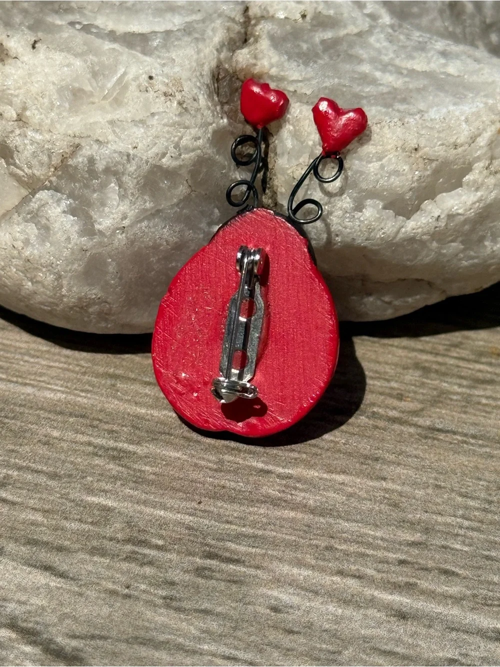 EUC Vintage Little Lovebug Ladybug Pin by Ganz